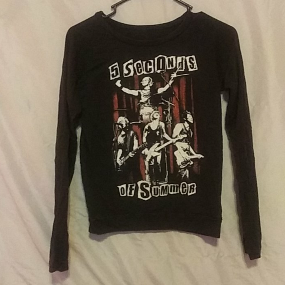 Black 5 Seconds of Summer LongSleeve Shirt